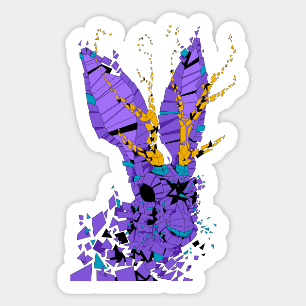 Purple Jackalope Sticker by jzanderk